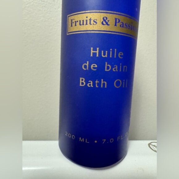 Fruits & Passion Green Apple Bath Oil Huile de Bain Pomme Verte Unused - Picture 2 of 7